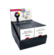 Product image Romeo clip-on silicone glass stopper and marker black/multicolour